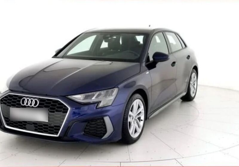 Audi A3 Sportback 30 2.0 tdi S line Edition Blu Navarra Nuova a soli 34.490€ su MiaCar (SR0CURS)